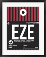 EZE Buenos Aires Luggage Tag II Fine Art Print