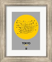 Tokyo Yellow Subway Map Fine Art Print