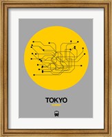 Tokyo Yellow Subway Map Fine Art Print