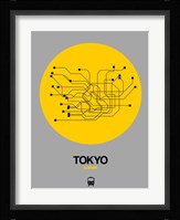 Tokyo Yellow Subway Map Fine Art Print