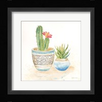 Cactus Pots I Framed Print