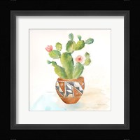 Cactus Pots II Framed Print