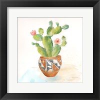 Cactus Pots II Framed Print