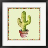Rainbow Cactus II Framed Print