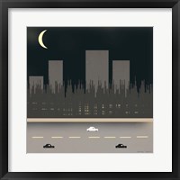Nightime in the City I Fine Art Print