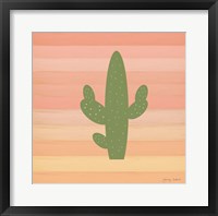 Cactus Desert I Framed Print