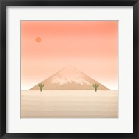Cactus Desert II Framed Print
