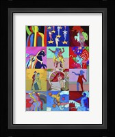 Beatles Yellow Sub ladies Framed Print