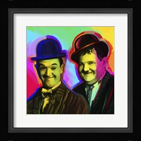 Laurel Hardy Pop Art Fine Art Print