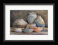 Clay Pottery Still Life-A Fine Art Print