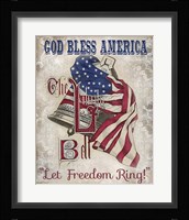Retro Patriotic-A Framed Print