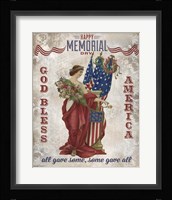Retro Patriotic-B Framed Print
