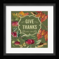 Thanksgiving-K Framed Print