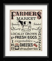 Farmers Organic Market Fine Art Print