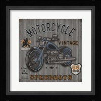 Motorcycle Speedway II Framed Print
