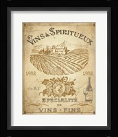 Vintage French Wine Label Fine Art Print