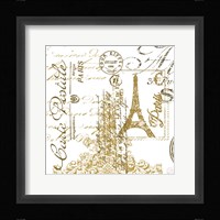 Paris  -  Gold Fine Art Print
