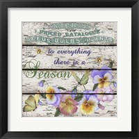 Country Garden Sign - D Framed Print