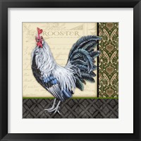 Damask Rooster - B Fine Art Print