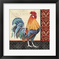 Damask Rooster - D Fine Art Print