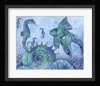 Ocean Blues - B Framed Print