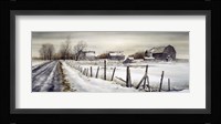 A Long Winter Road Fine Art Print