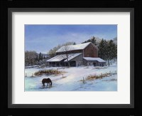 In a Winter Blue Fine Art Print