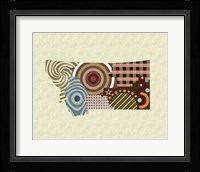 Montana State Map Fine Art Print