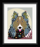 Rough Collie Framed Print