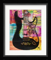 SRV Guitar Framed Print