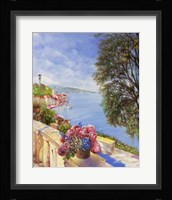 From the Balcony Framed Print