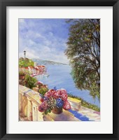 From the Balcony Framed Print