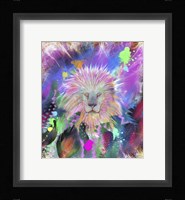 Tribal Lion Head Fine Art Print