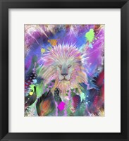 Tribal Lion Head Fine Art Print