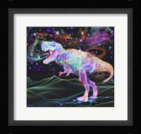 Rainbow Trex 2 Framed Print