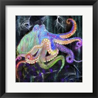 Electric Octopus Framed Print