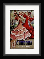 Cordoba Feria De Mayo 1949 Framed Print