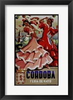 Cordoba Feria De Mayo 1949 Framed Print