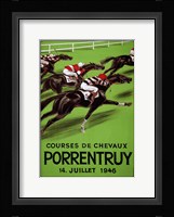 Laubi Hugo Courses Chevaux Porrentruy Year-1946 Fine Art Print