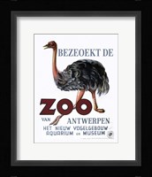 Bezeoekt de Zoo Fine Art Print