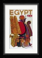 Egypt Fly TWA Framed Print