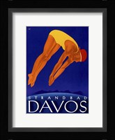 Strandbad Davos Framed Print
