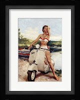 Vespa Framed Print
