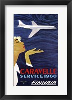 Caravelle Service 1960 Finnair Fine Art Print