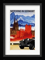 Motoring in Germany Framed Print