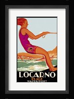 Locarno Plage Fine Art Print