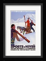 Sports D'Hiver Fine Art Print