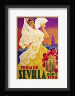 Feria De Sevilla 1955 Framed Print