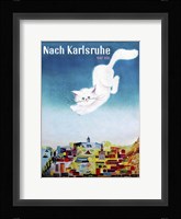Nach Karlsruhe Framed Print