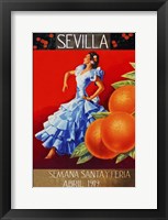 Sevilla 1919 Framed Print